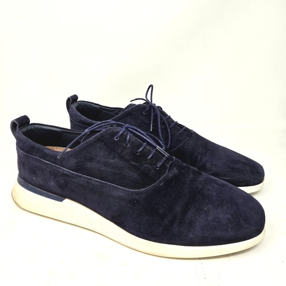WOLF AND SHEPHERD Crossover Longwing Shoes Sneakers Navy Blue Men’s Size 13 - Picture 1 of 10